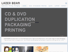 Tablet Screenshot of lazerbeamduplication.co.uk
